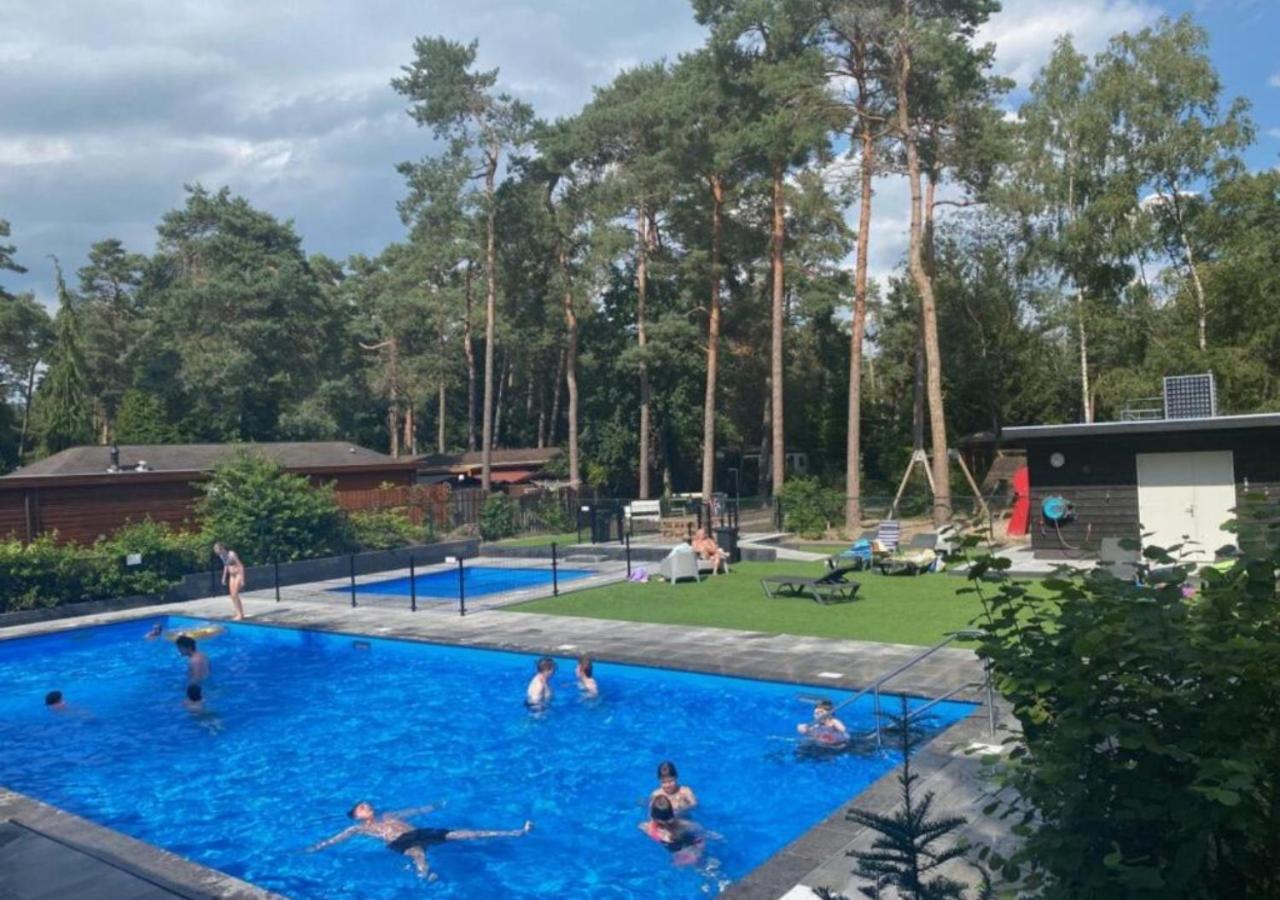 فيلا Wooden Nature Chalet - Dennenrhode Doornspijk المظهر الخارجي الصورة